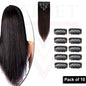 10x Hair Extensions Clips Teeth Clips Snap Clips Wigs Pins