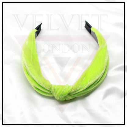 Plain Headband Knot Hair Bands Twist Velvet Hair Hoop