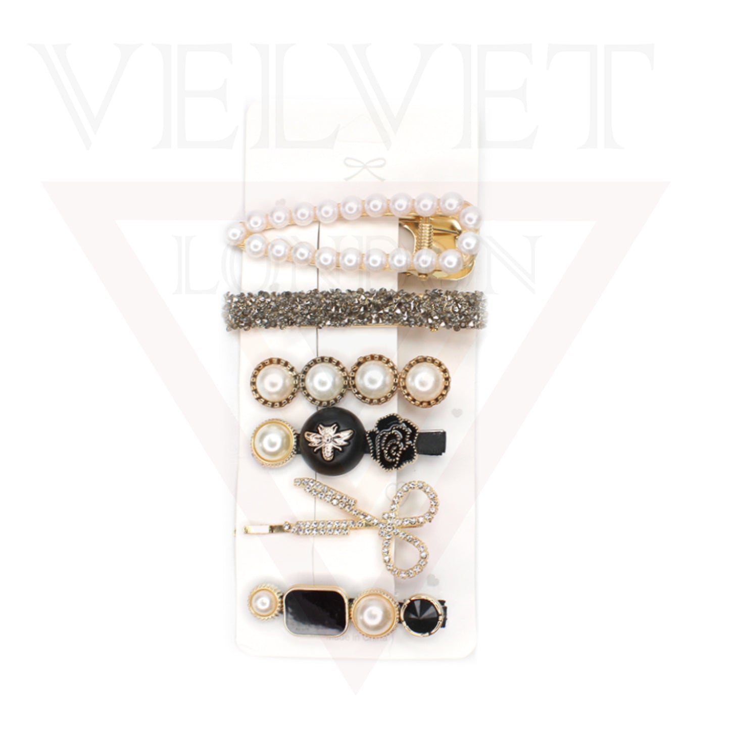 Pearls Hair Clips Diamond Hair Pins korean Clips Matel Hair Clips For Bride