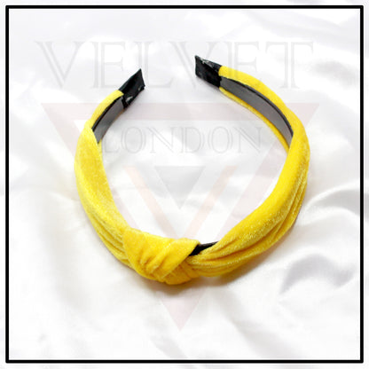 Plain Headband Knot Hair Bands Twist Velvet Hair Hoop