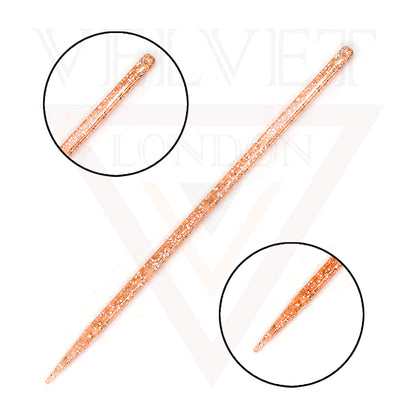 1x Hair Bun Stick Glitter Bun Holder Japanese Chopstick