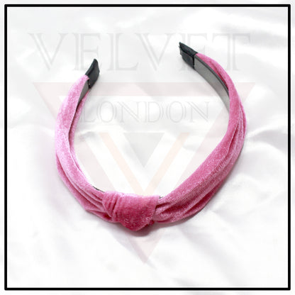 Plain Headband Knot Hair Bands Twist Velvet Hair Hoop