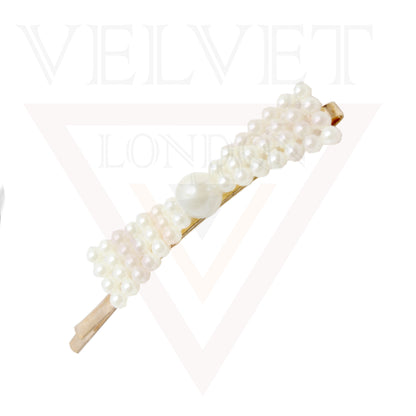 Pearl Hair Grip Hairpins Bow Hair Clips