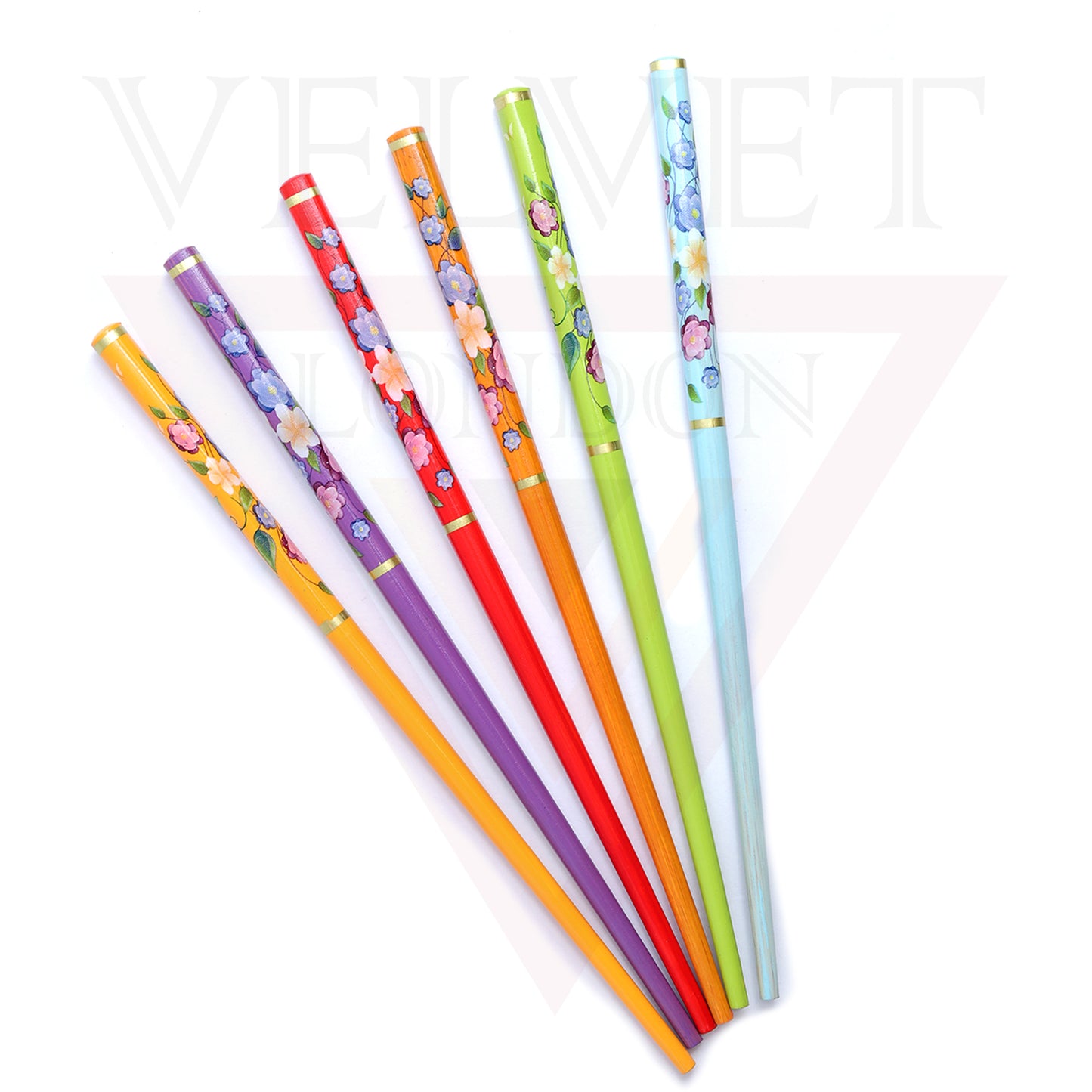 Wooden Hair Stick Unique Style Floral Hair Chopsticks Wood Sticks 1pcs