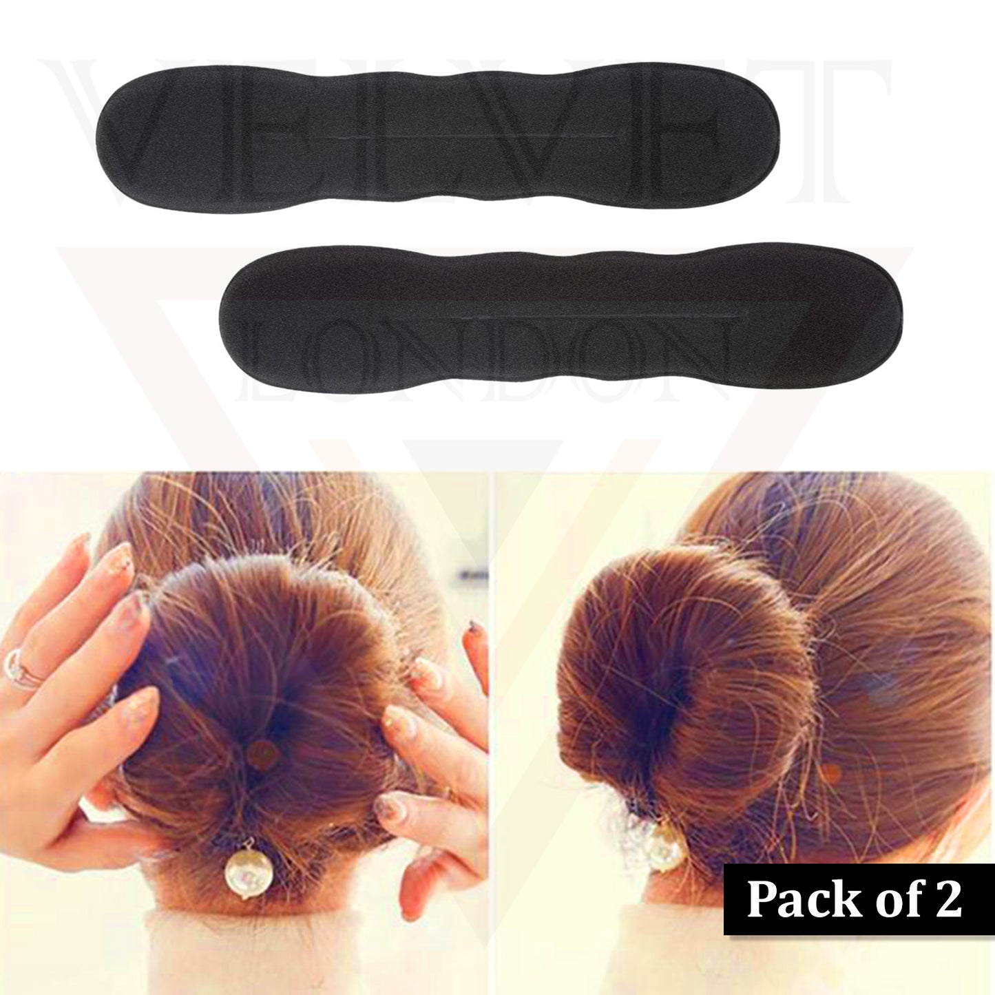 French Twist Hair Bun Maker Holder Sponge Clip Styling Tool Twist Hair Bun Styling Tools