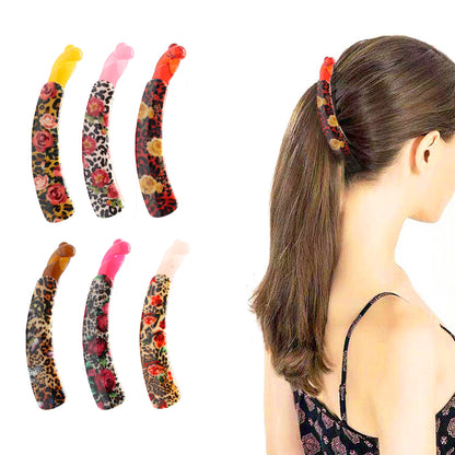 Banana Clips Clamp Ponytail Holder Grips Twist Pins