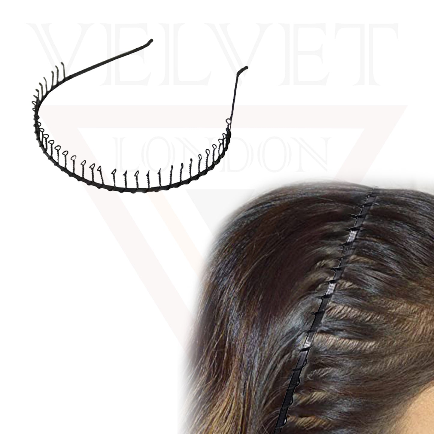 Sports Fitness Black Head Hoop Hair Band Unisex 6 Verities