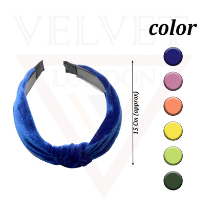 Plain Headband Knot Hair Bands Twist Velvet Hair Hoop