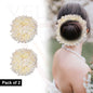 Ladies Jasmin Gajra Bun Floral Hair Styling Bride Juda