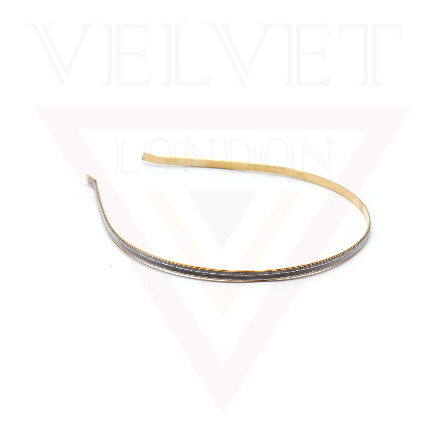 Casual Hair Band Headwear Metal Golden Head Hoop