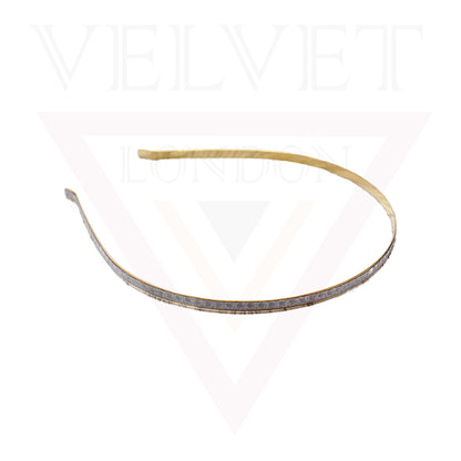 Casual Hair Band Headwear Metal Golden Head Hoop