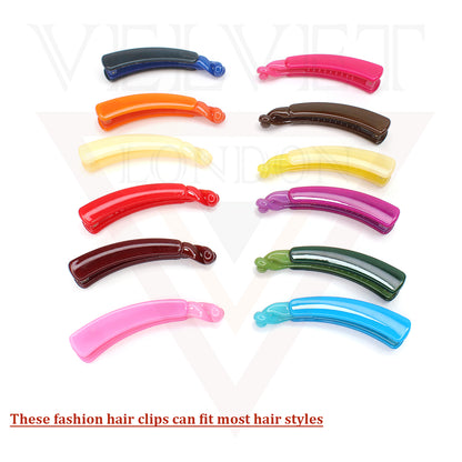 Banana Hair Clip Clamp Comb Grip Ponytail Hairpins