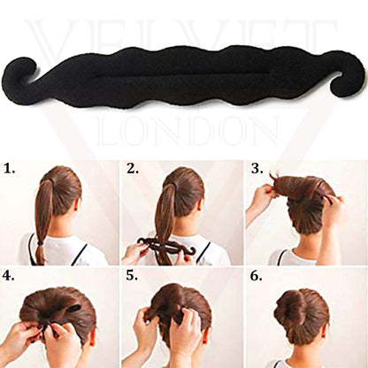 French Hair Bun Maker Braiding Tool Roller Donut French Hair Braider Braiding Bun Maker Tool