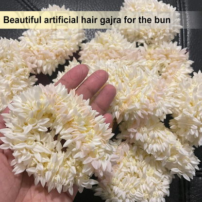 Ladies Jasmin Gajra Bun Floral Hair Styling Bride Juda
