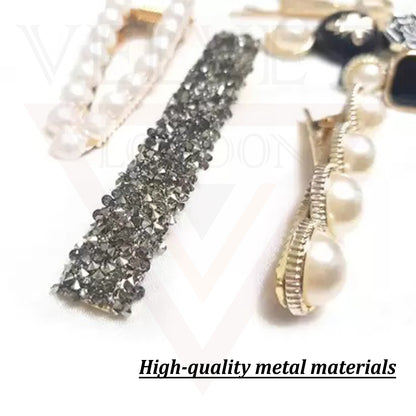 Pearls Hair Clips Diamond Hair Pins korean Clips Matel Hair Clips For Bride