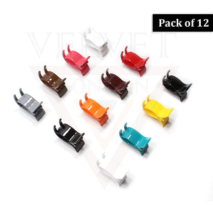 12x Strong Hold Hair Claw Clip Hair Crab Clamp