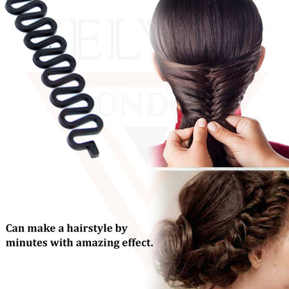 French Hair Braider Braiding Ponytail Maker Tool Twist Styling Clip