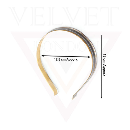 Casual Hair Band Headwear Metal Golden Head Hoop