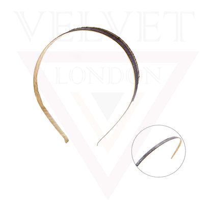 Casual Hair Band Headwear Metal Golden Head Hoop