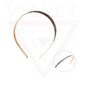 Casual Hair Band Headwear Metal Golden Head Hoop