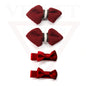 4Pcs Hair Clips Ribbon Bow Baby Toddlers Hairpins