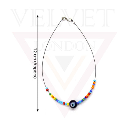 Evil Eye Beads Anklet Extension Chain Bracelet