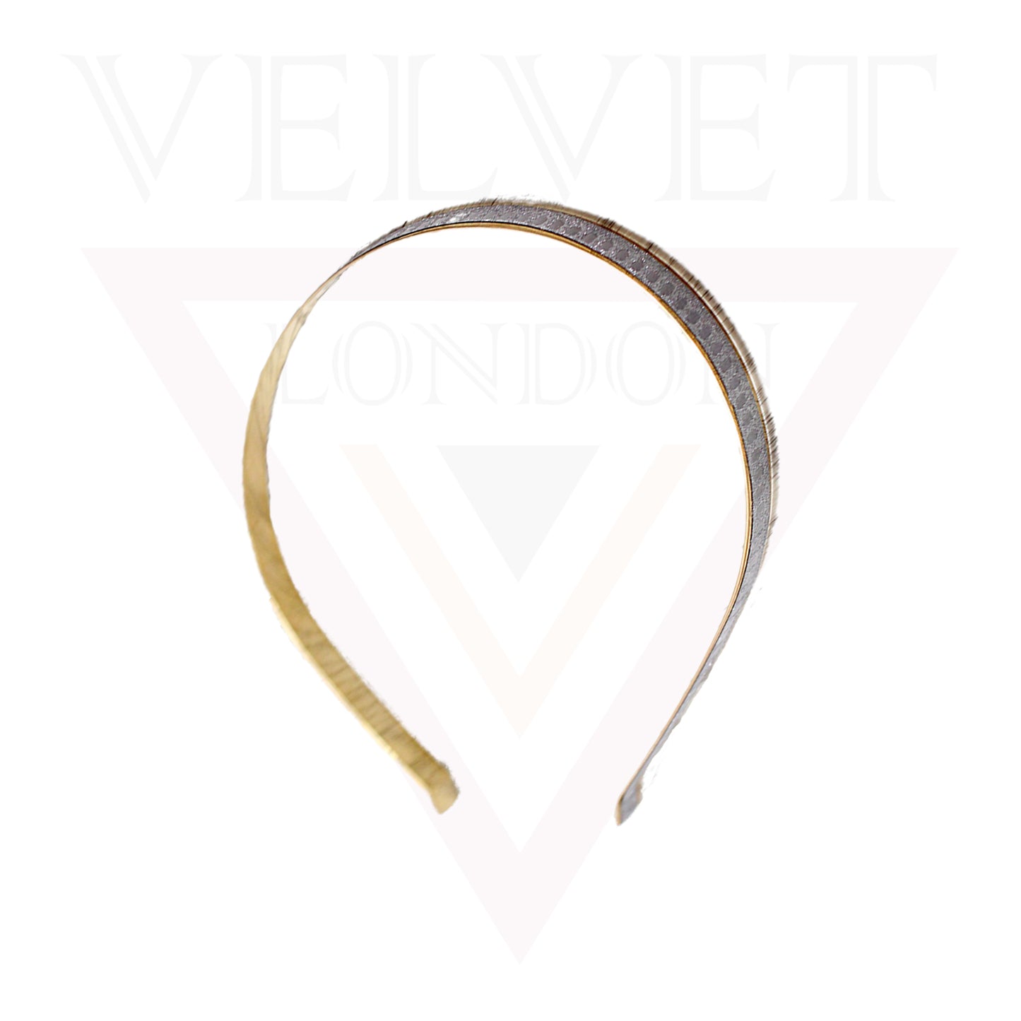 Casual Hair Band Headwear Metal Golden Head Hoop