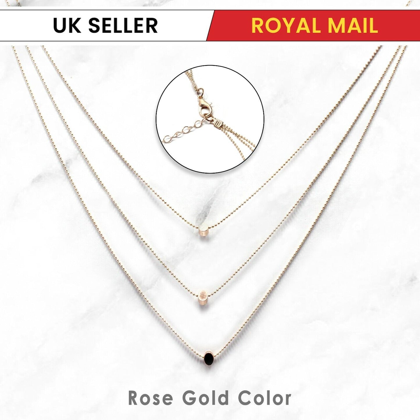 Choker Necklace Fashion Charm Jewellery Oval Pendant Multilayer Chains Beachwear