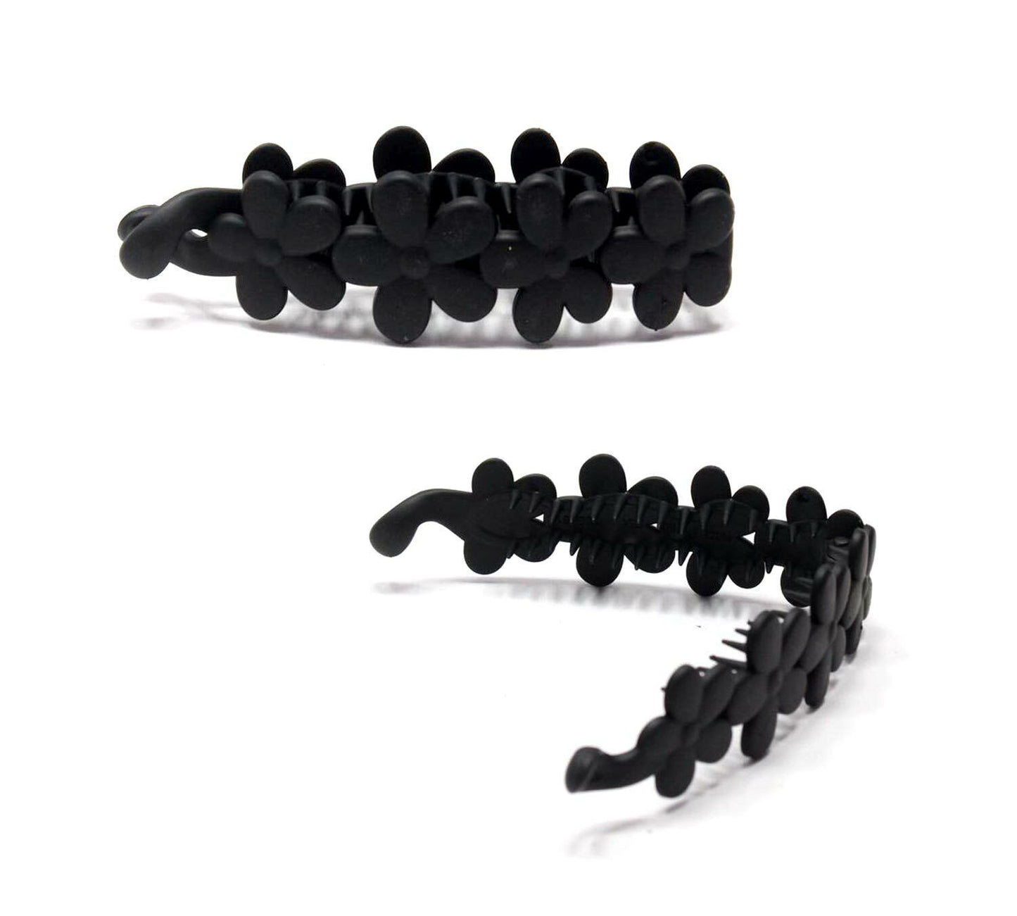 Flower Banana Clip Non-slip Fishtail Ponytail Holder Barley Twist Comb Claw Clip