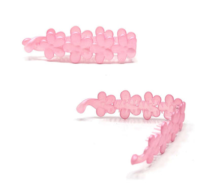 Flower Banana Clip Non-slip Fishtail Ponytail Holder Barley Twist Comb Claw Clip