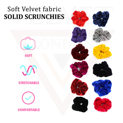 Velvet Elastic Scrunchies Ponytail Holder Rubber Band Soft Hair Band Hair Ties