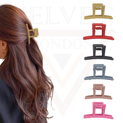 Hair Claw Clips Metal Hair Clamp Colour Clutcher Barrette Jaw Hair Accessories