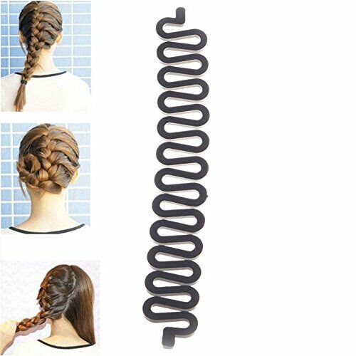 2x French Hair Braider Braiding Bun Maker Tool Plastic Hair Twist Styling Clip