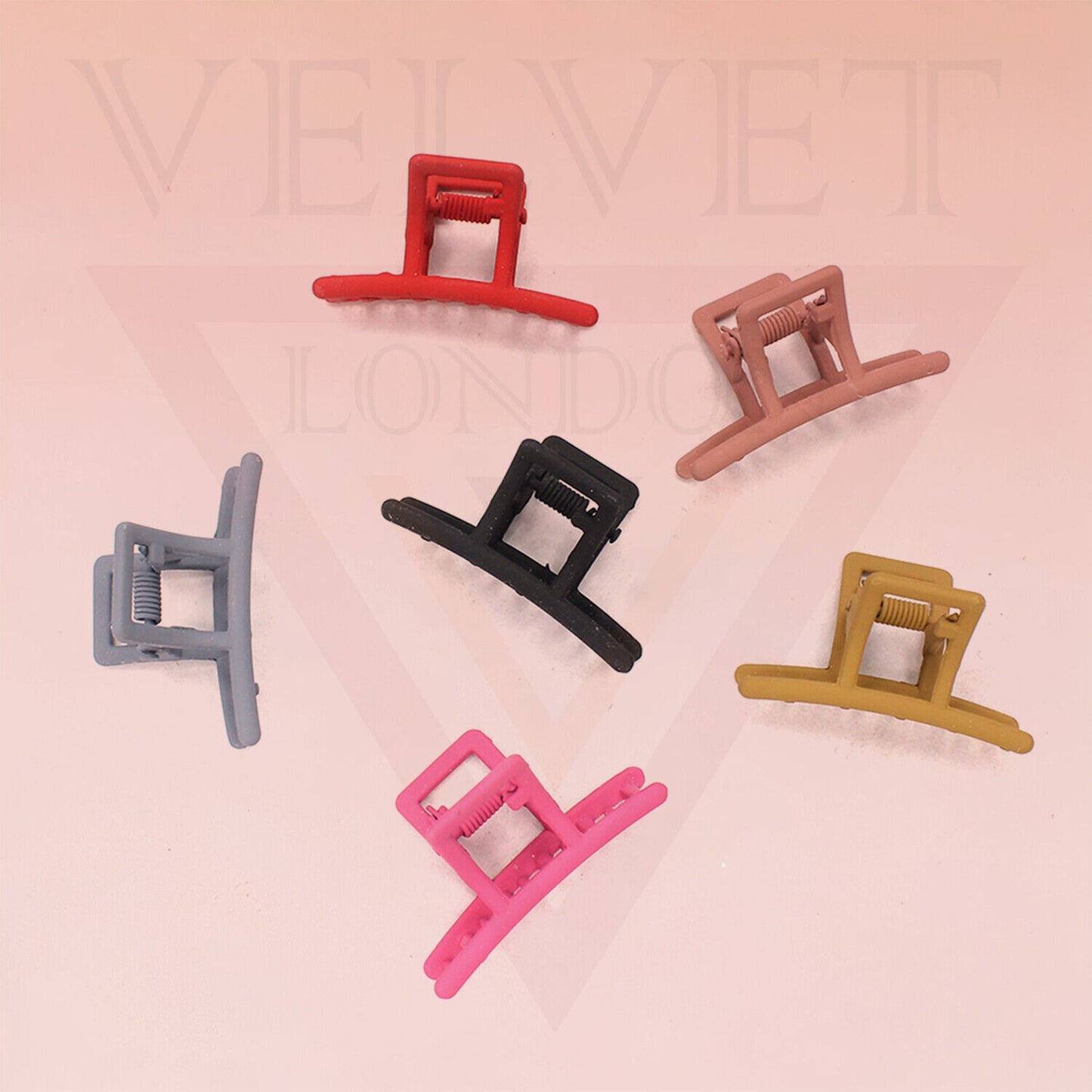 Hair Claw Clips Metal Hair Clamp Colour Clutcher Barrette Jaw Hair Accessories