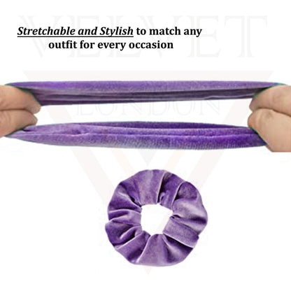 Velvet Elastic Scrunchies Ponytail Holder Rubber Band Soft Hair Band Hair Ties