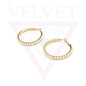 Hoop Earrings Golden Ear Hoop Ring Fashion Earring Dangle Jewellery