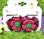 2X Flower Hair Rubber Band Kids Hair Pony Tie Elastic Baby Clips Girls Hair Band