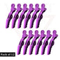 12pc Hair Crocodile Clamps Hair Dressing Clips Professional Salon Section Clips