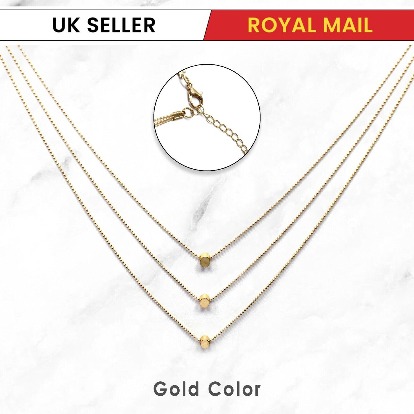 Choker Necklace Fashion Charm Jewellery Oval Pendant Multilayer Chains Beachwear