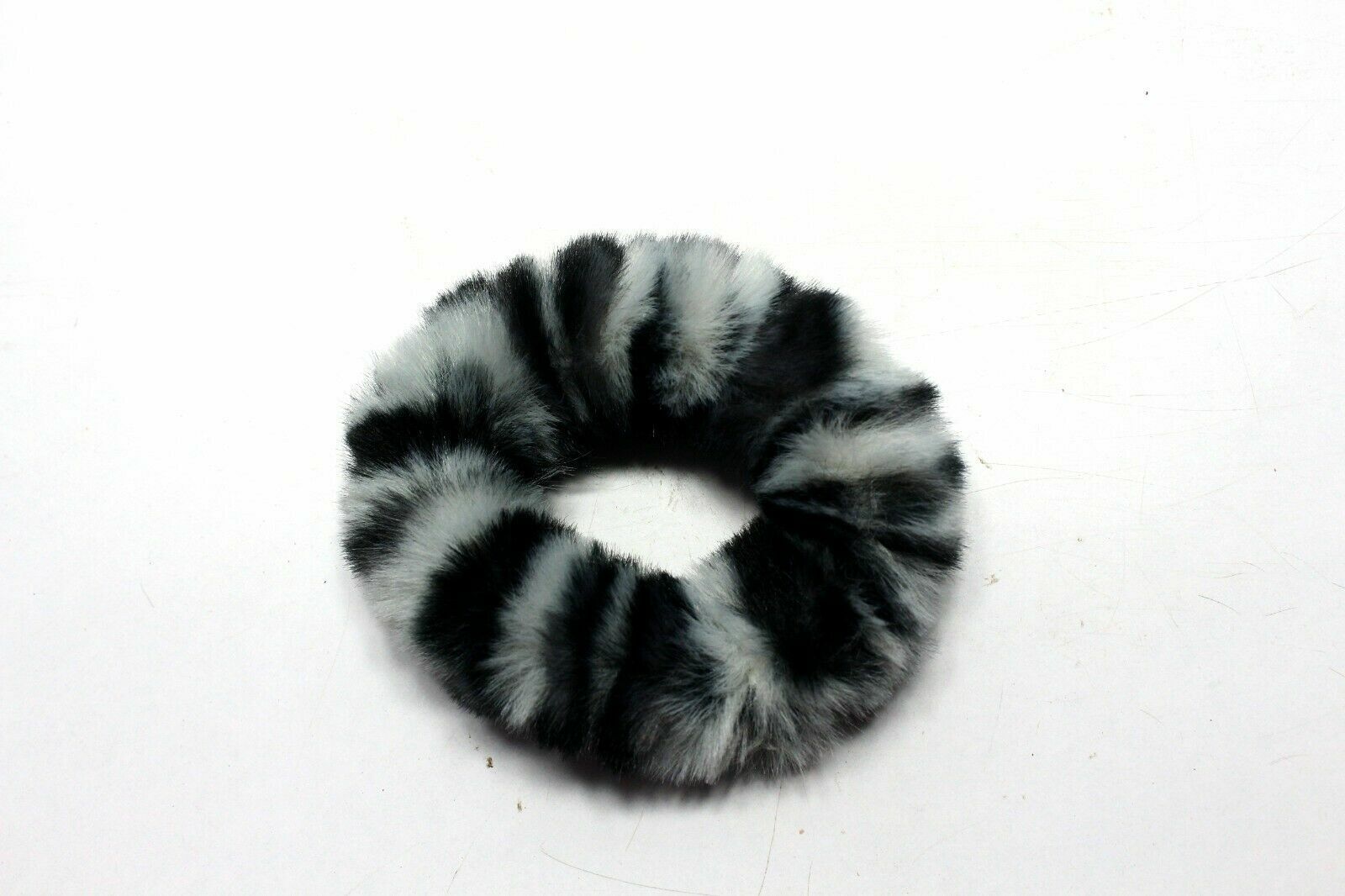 6x Tiger Print Hair Scrunchie Fur Hair Bands Fluffy Elastic Ponytail Tie Rope UK