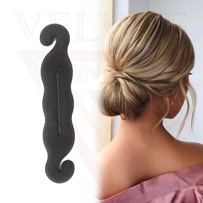 Small Hair Bun Maker Braiding Tool Hook French Plait Twist Donut Band Styling