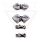 4Pcs Hair Clips Ribbon Bow Baby Toddlers Hairpins