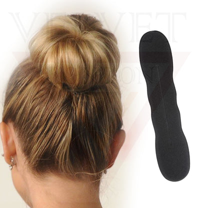 Hair Bun Maker Sponge Bun Holder Clip Black Styling Tool Magic French Twist Hair Bun Maker