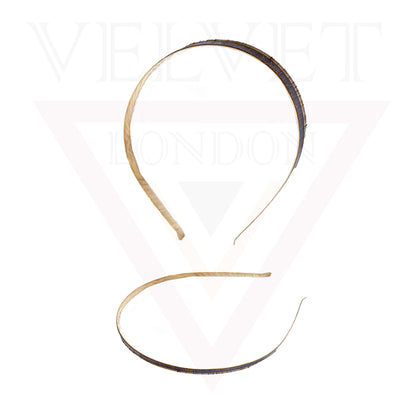 Casual Hair Band Headwear Metal Golden Head Hoop