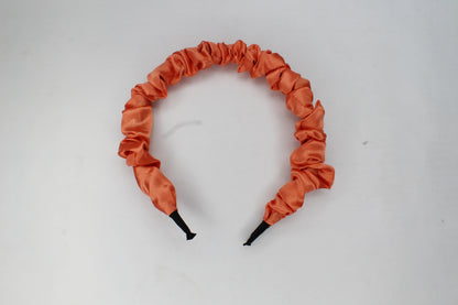 Satin Fabric Headband Scrunchie Hair Band Hair Hoop