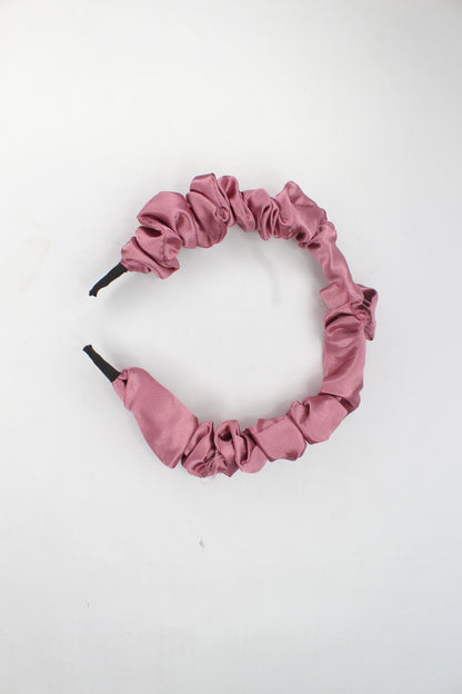 Satin Fabric Headband Scrunchie Hair Band Hair Hoop