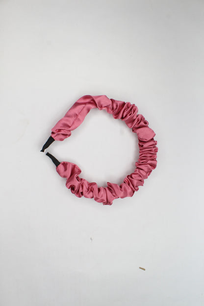 Satin Fabric Headband Scrunchie Hair Band Hair Hoop