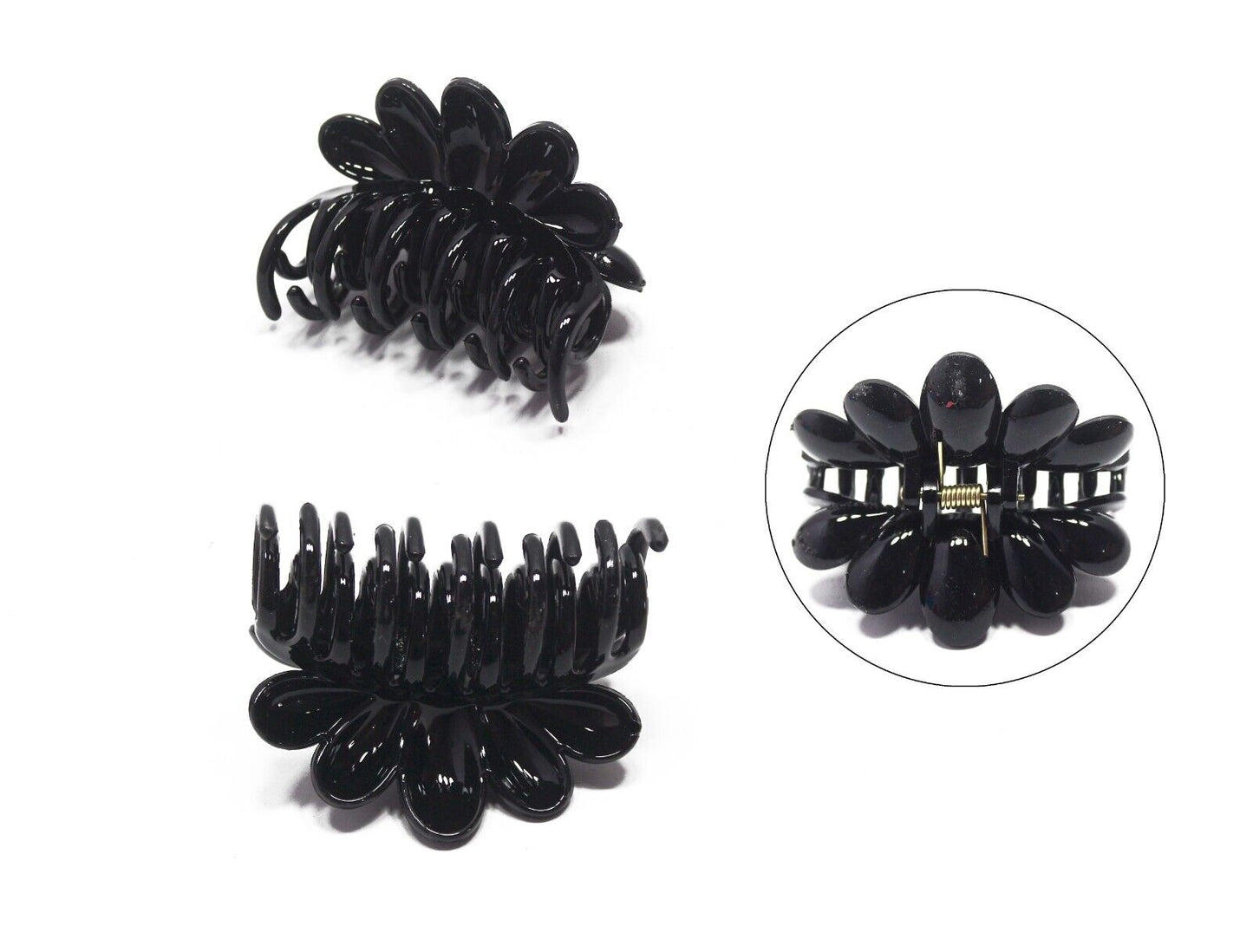 3x Assorted Hair Claw Clips Hair Pins Headwear Hair Clamp Clutcher Non-Slip