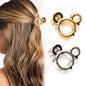 2x Hair Claw Clip Metal Non-Slip Hair Catch Barrette Jaw