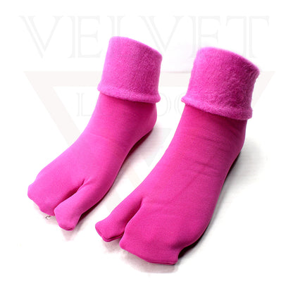 Socks Warm Pink Velvet Soft Socks Thermal Snow Socks